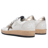 Women's Ball Star Net Sneaker - Milk/Gold