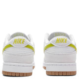 Women's Dunk Low - White/Bright Cactus/Gum Yellow
