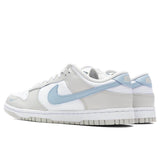 Women's Dunk Low - White/Light Armory Blue/Light Bone