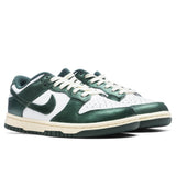 Women's Dunk Low `Vintage Green` - White/Pro Green/Coconut Milk
