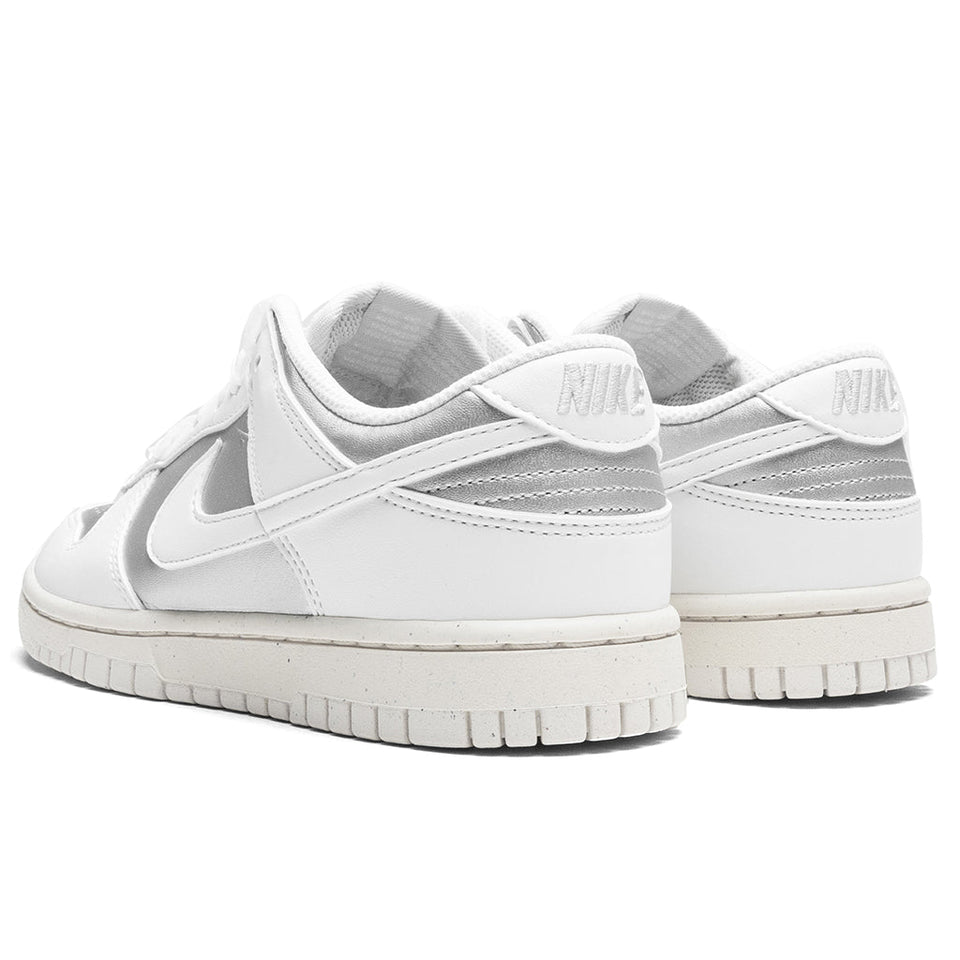 Women's Dunk Low Next Nature - Metallic Platinum/Summit White/Pale Ivory