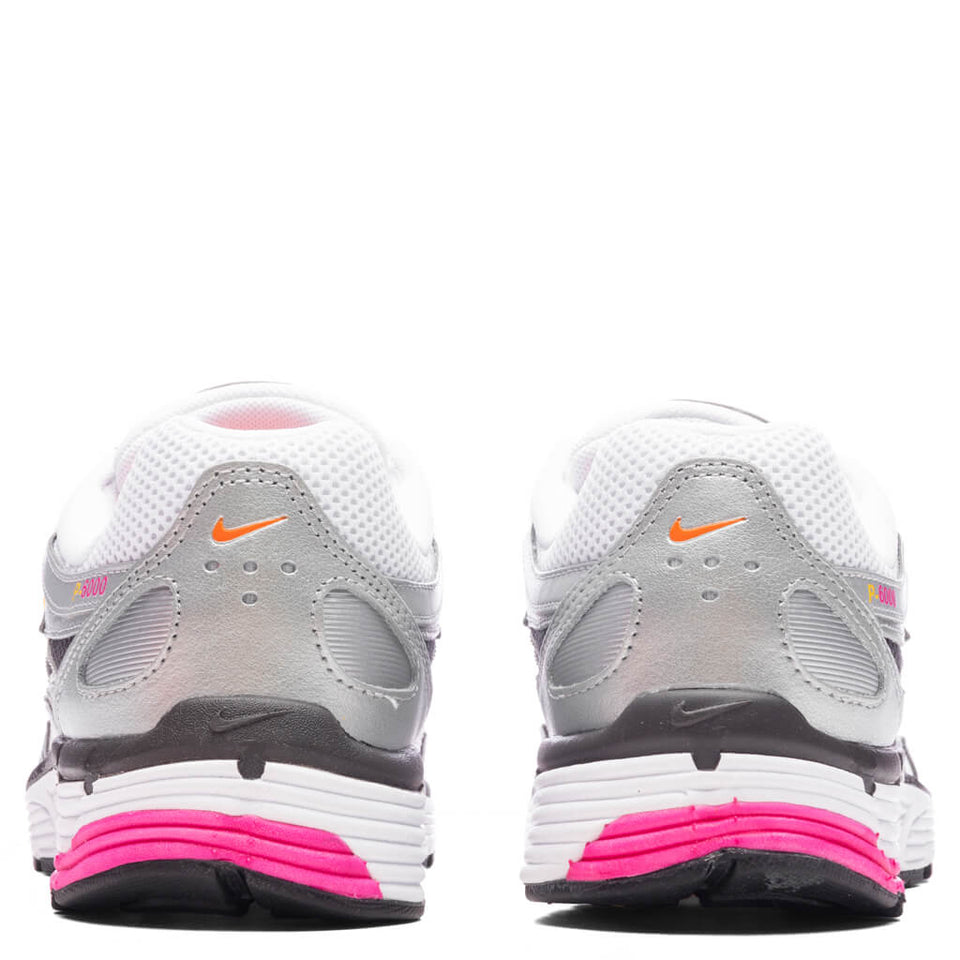 Women's P-6000 - White/Laser Fuchsia/Metallic Platinum