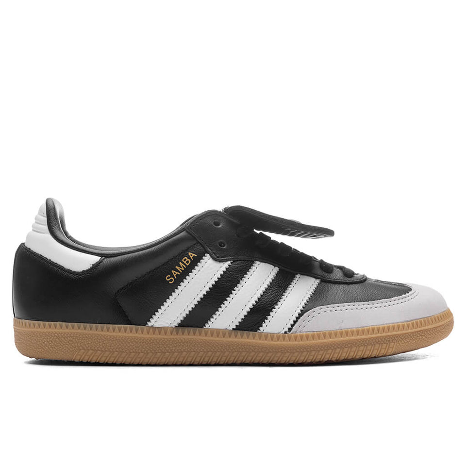Women's Samba LT - Core Black/Cloud White/Gold Metallic