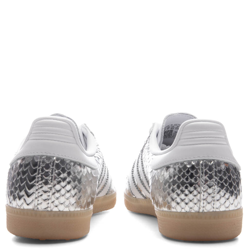 Women's Samba OG - Silver Metallic/Footwear White/Gum