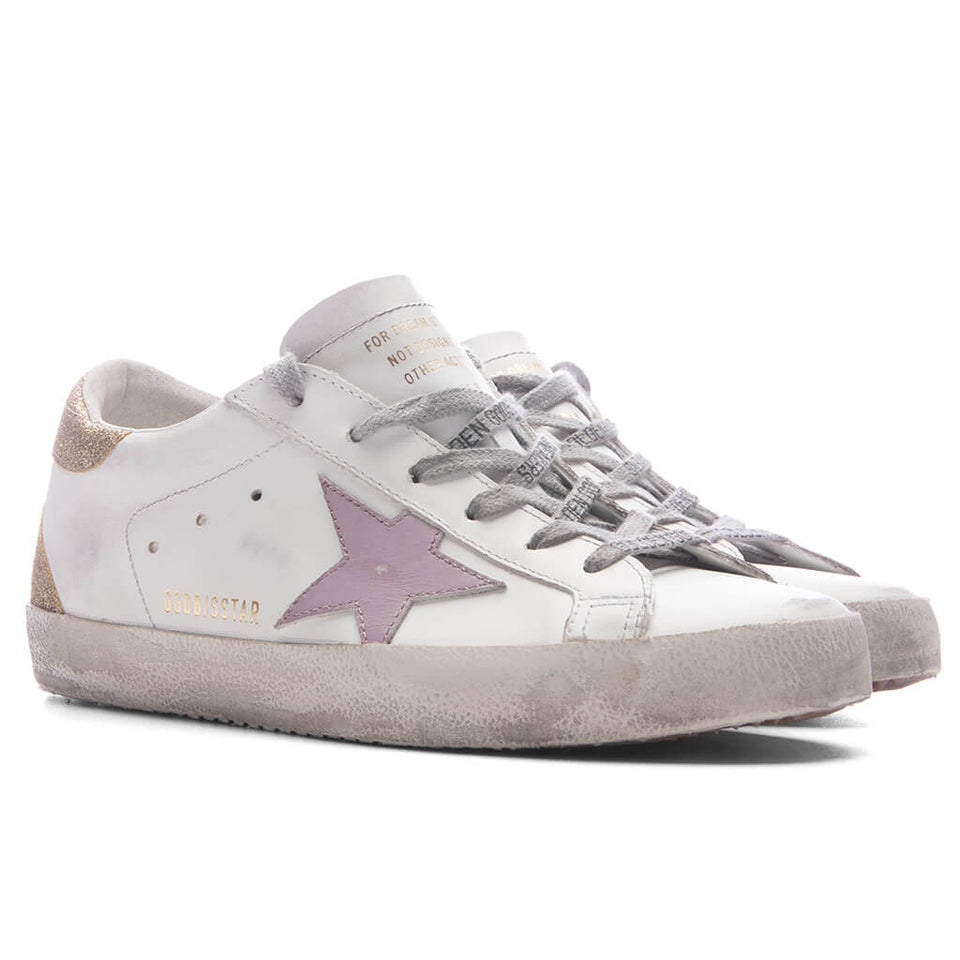 Women's Super-Star - White/Lilac/Platinum