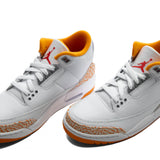 Women's Air Jordan 3 Retro 'Orange Citrus' - White/Multi Color/Orange Peel