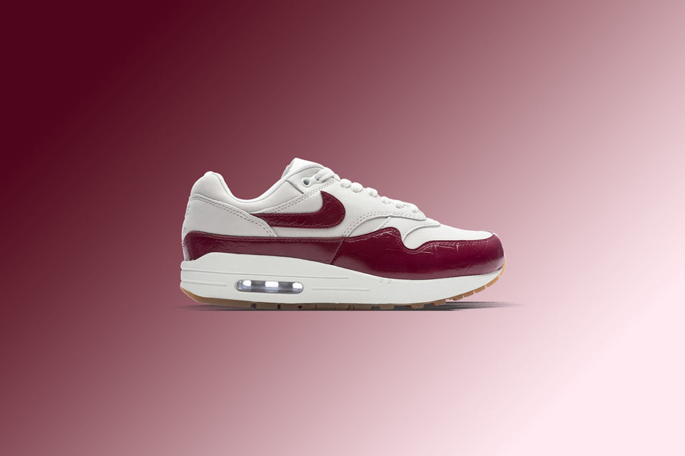 Women's Air Max 1 LX - Sail/Team Red/Gum Light Brown