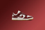 Women's Dunk Low LX 'Team Red Croc' - Phantom/Dark Team Red/Sail