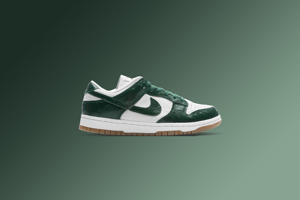 Women's Dunk Low LX - Phantom/Gorge Green/Metallic Gold