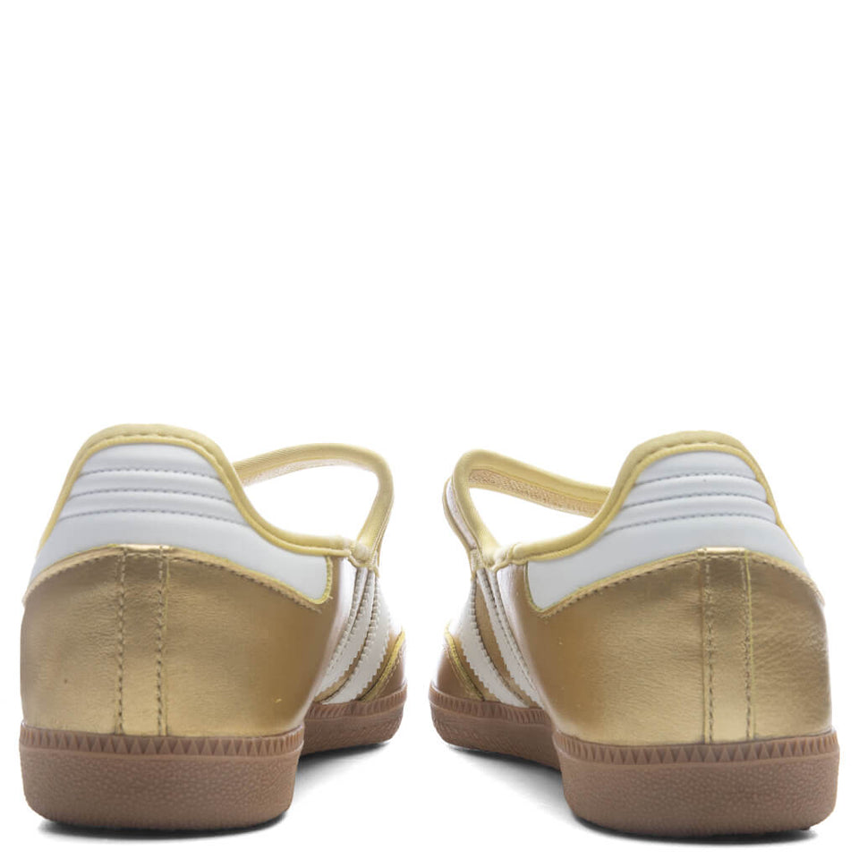 Women's Samba Jane - Gold Metallic/Cloud White/Gum