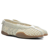 Women's Taekwondo Mei Ballet - Cream White/Cream White/Gum