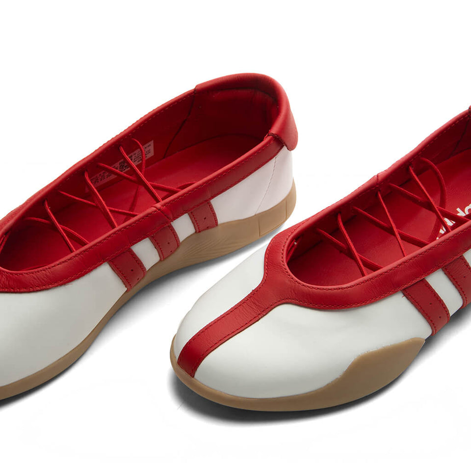 Women's Taekwondo Mei Ballet - Cloud White/Better Scarlet/Gum