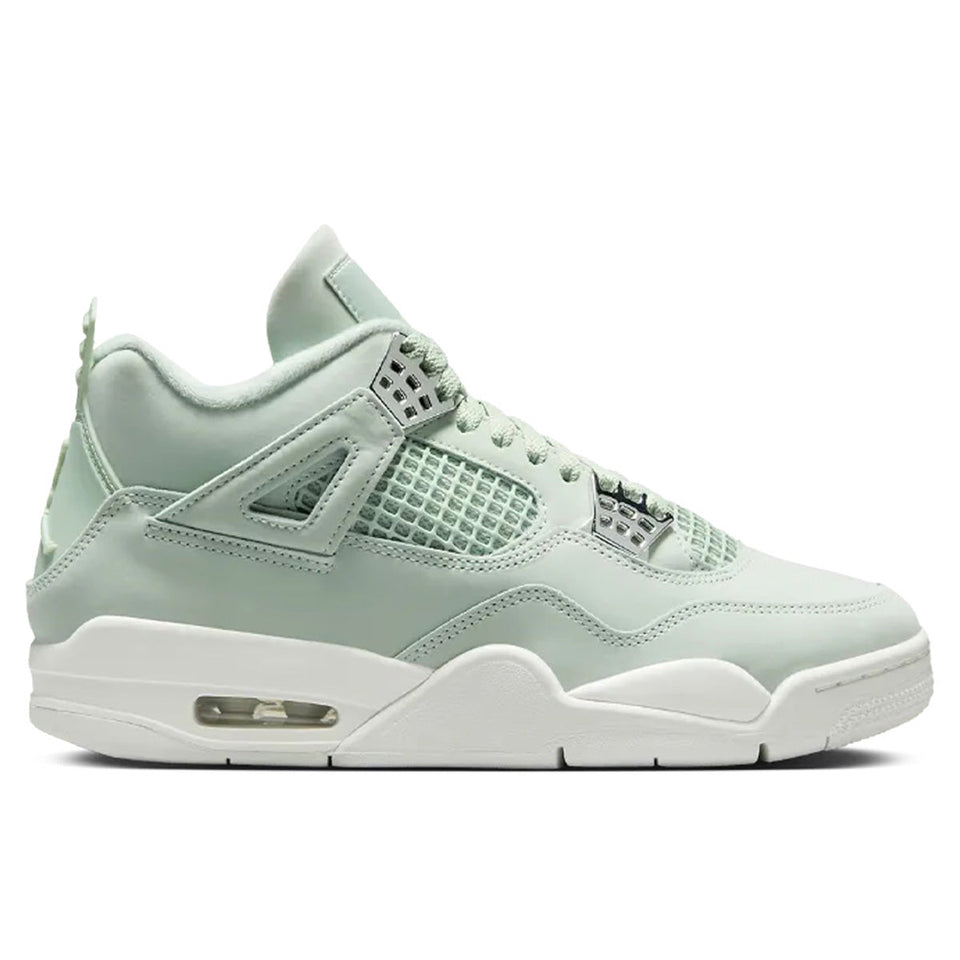 Women's Air Jordan 4 Retro 'Abundance'- Seafoam/Sail/Metallic Silver