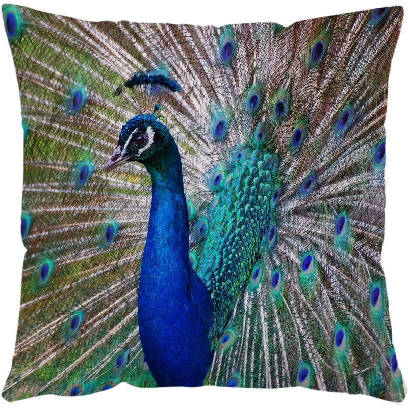 Sea Turtle Cushion Cover – Linen Throw Pillow Case 18x18 Inch