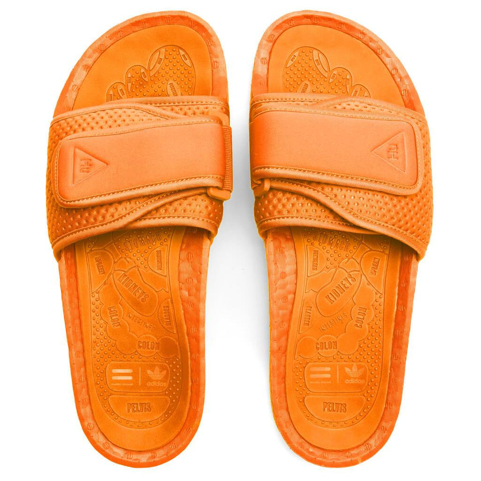 Adidas Originals x Pharrell Williams Boost Slide - Bright Orange