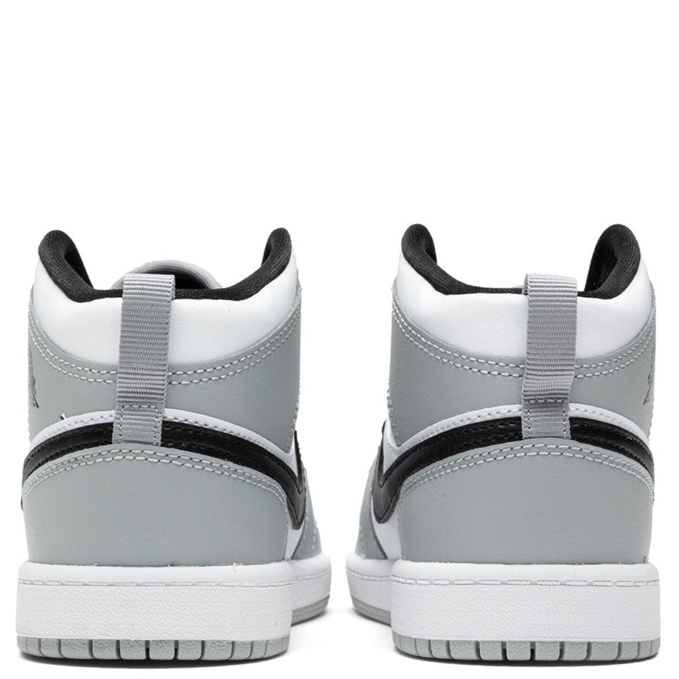 Air Jordan 1 Mid (PS) - Light Smoke Grey/Black/White