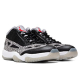 Air Jordan 11 Retro Low IE "Black Cement" - Black/Fire Red