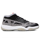Air Jordan 11 Retro Low IE "Black Cement" - Black/Fire Red