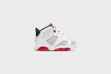 Air Jordan 6 Retro (TD) "Hare" - Neutral Grey/Black/White/True Red