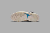 Women's Air Jordan 6 Retro "Light Smoke" - Black/Chrome