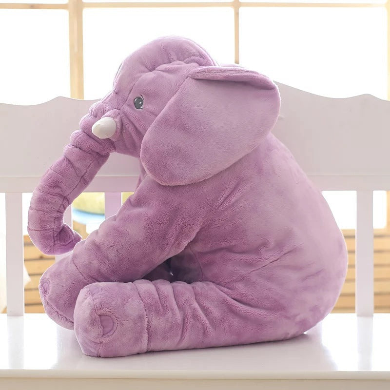 Elephant Plush Pillow Cover – Soft Baby Sleeping Cushion Case