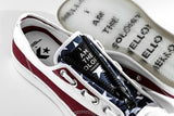 Converse x Jack Purcell Ox Takahiro the Soloist - Black/White/Garnet Rose