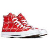Converse x JW Anderson All Star Chuck 70 Grid Hi - Flame Scarlet/White