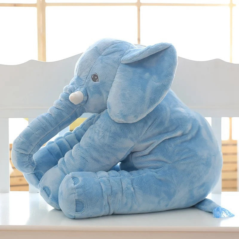 Elephant Plush Pillow Cover – Soft Baby Sleeping Cushion Case