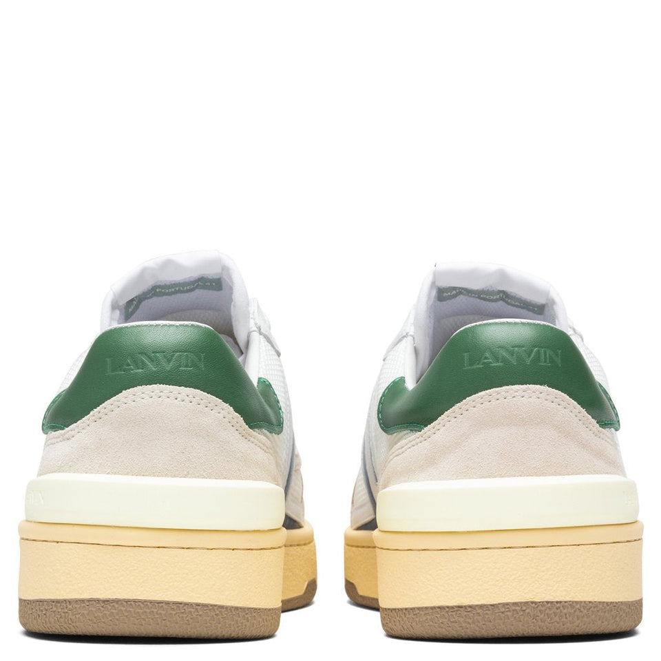 Tennis Low Top Sneaker - White/Blue