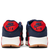 Air Max 90 Premium "Home & Away" - Sail/University Red/Midnight Navy