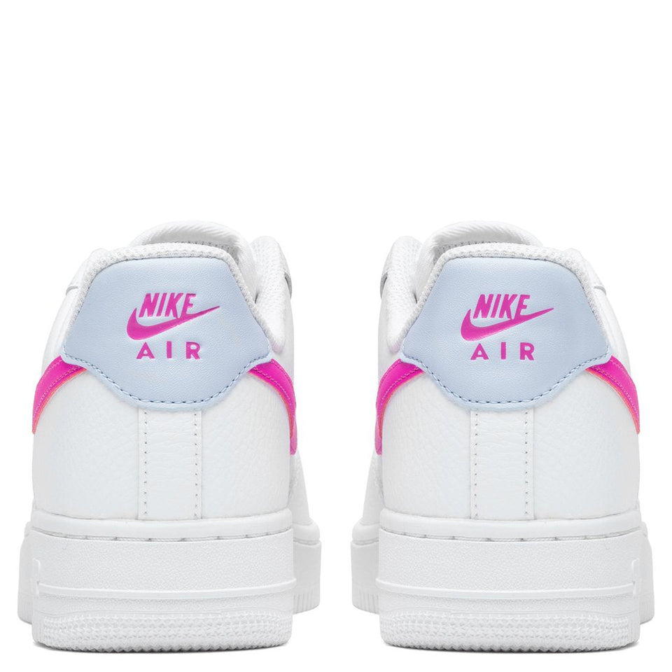 Women's Air Force 1 '07 - White/Fire Pink/Hydrogen Blue