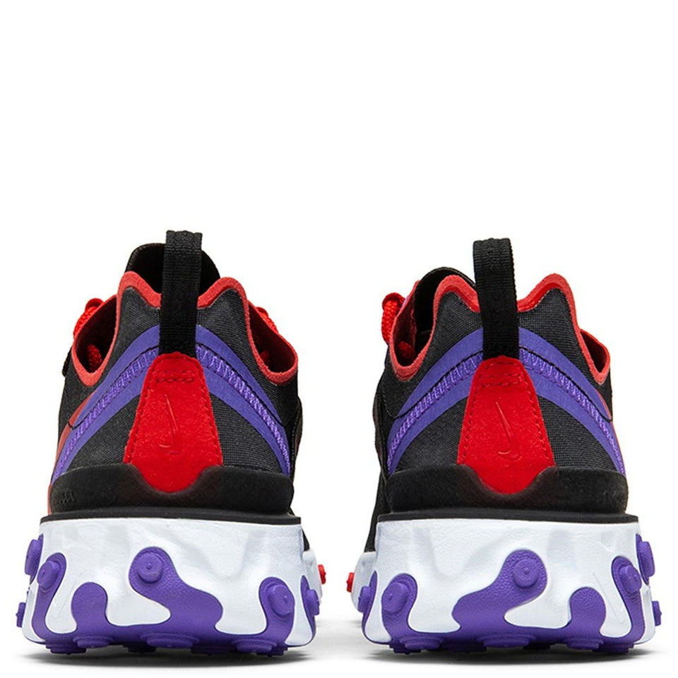 Women's React Element 55 - Black/University Red/Psychic Purple