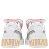 Puma x Sophia Webster Women's Cali Fur - Puma White-Metallic Silver