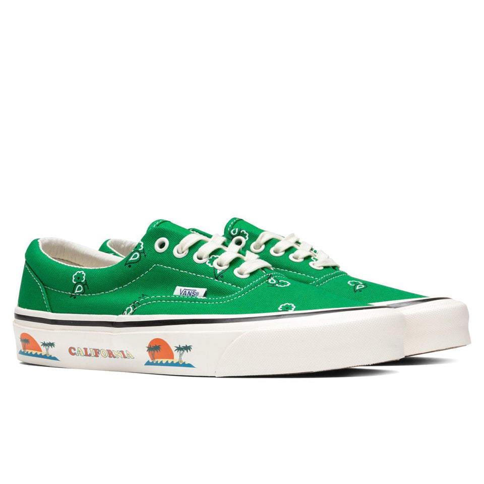 OG Era LX "Paisley" - Fern Green/White