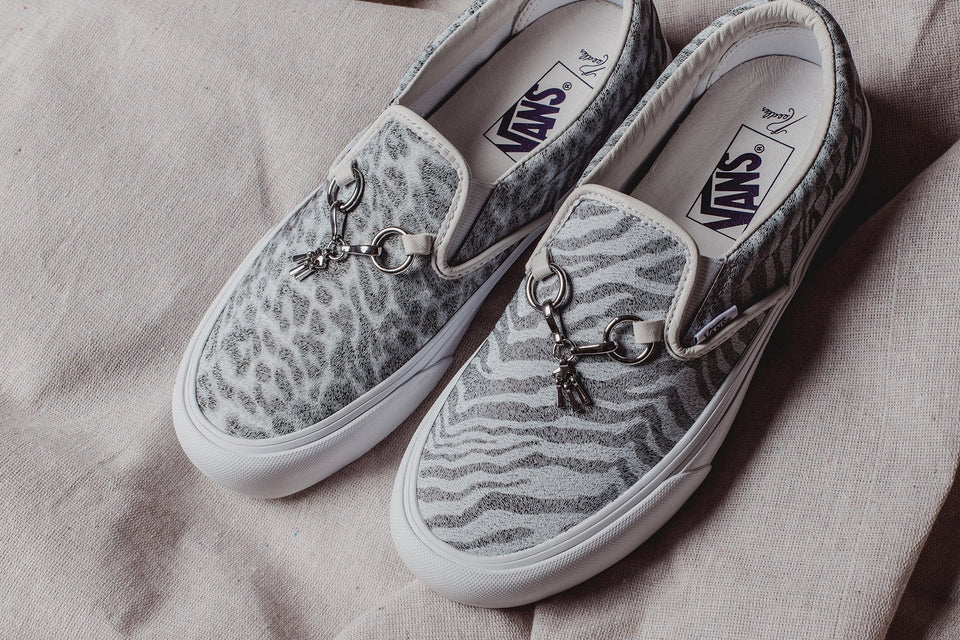 Vans Vault x Classic Slip-V - White